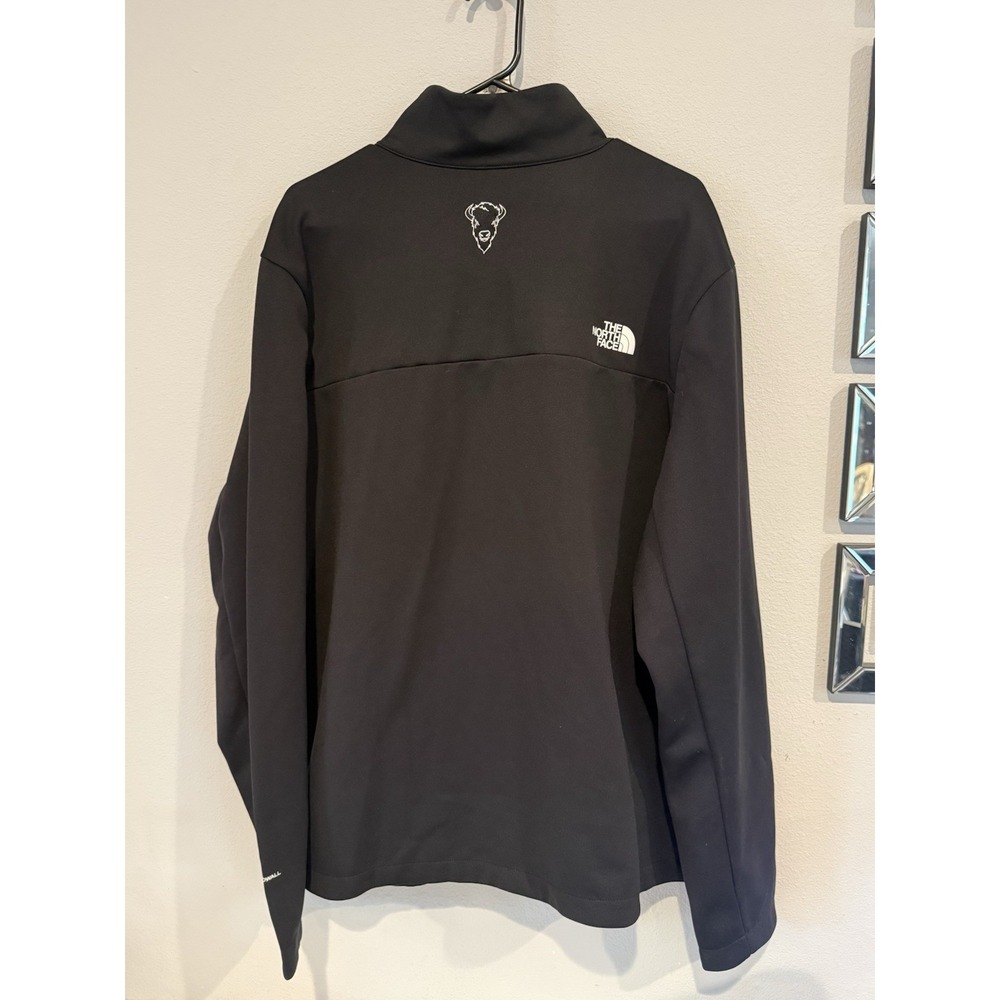 The North Face Men's XL Full Zip Soft Shell Jacket Black Corporate Logo - Picture 2 of 5